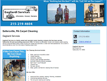 Tablet Screenshot of gagliardiservices.com